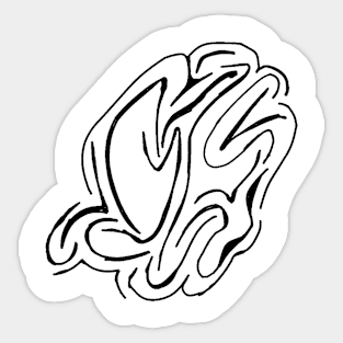 Organic Maze Sticker